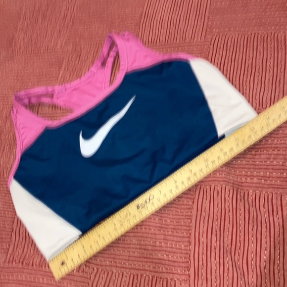Nike Dri-fit athletic / Swim Top Blue and Pink with Racerback Design - Picture 8 of 15